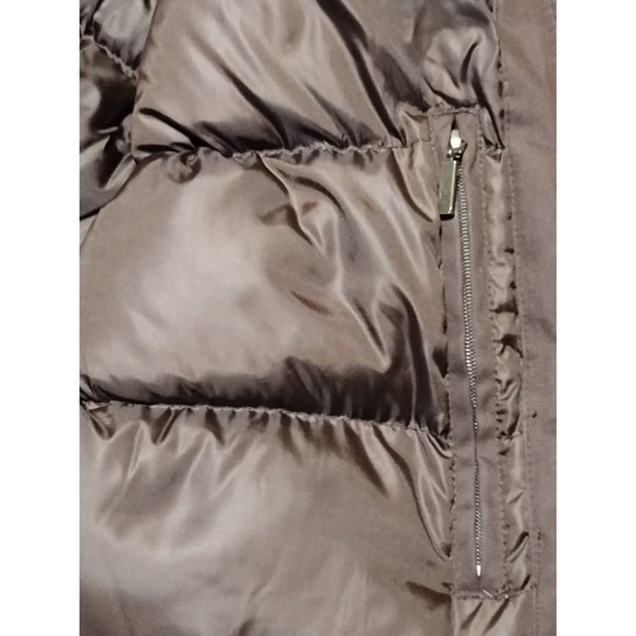 Eddie Bauer Men's Premium Quality Goose Down Brown‎ XL Jacket - Picture 4 of 7